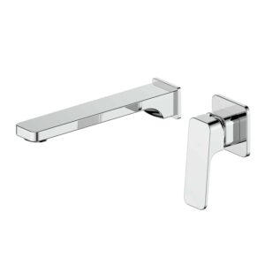 Swept Wall Basin/Bath Mixer