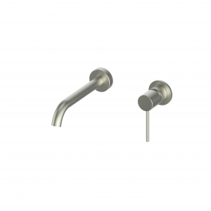 Tesora Wall Basin Mixer in Brushed Nickel